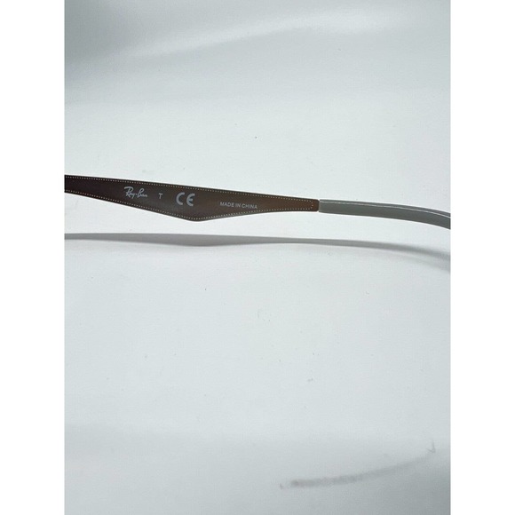 Ray-Ban RB 6345 2921 Eyeglasses Frames Orange Cat Eye Half Rim 54-17-135 H8574 - Picture 7 of 8